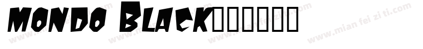 mondo Black字体转换